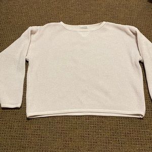 White sweater crewneck